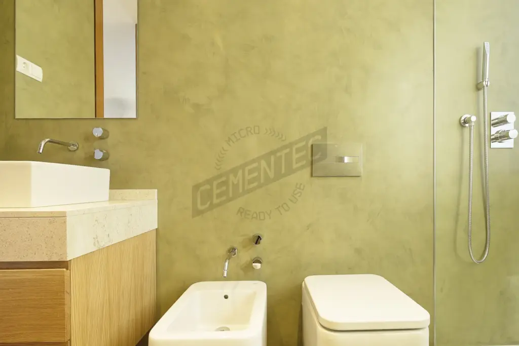 Bathroom Microcement Preston finish by Cement 2.0