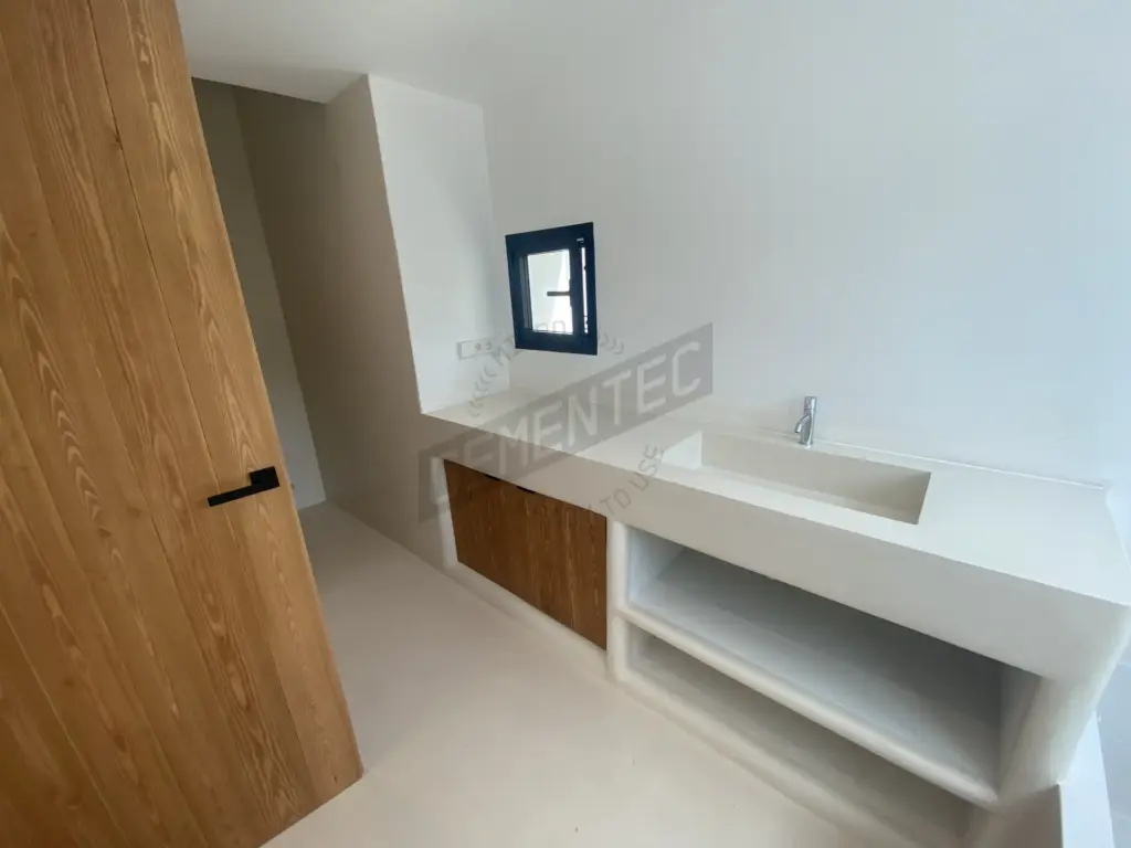 Bathroom Microcement Preston finish by Cement 2.0