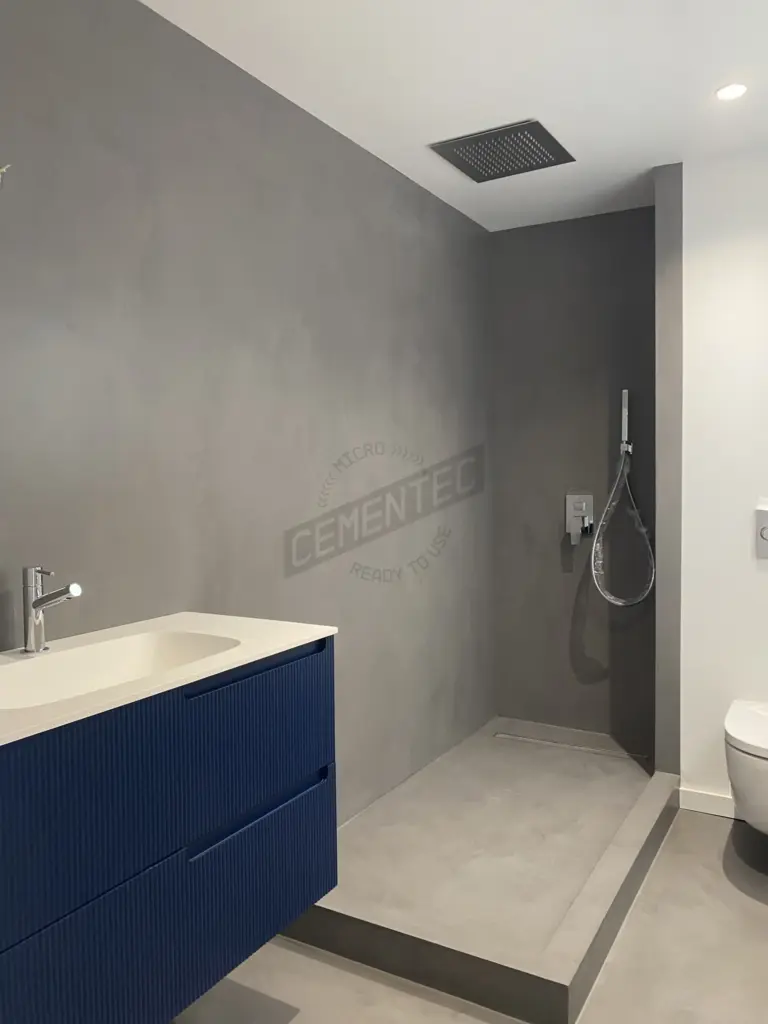 Bathroom Microcement Preston finish by Cement 2.0