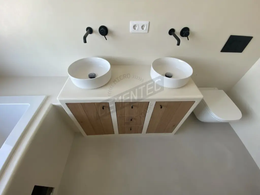 Bathroom Microcement Preston finish by Cement 2.0