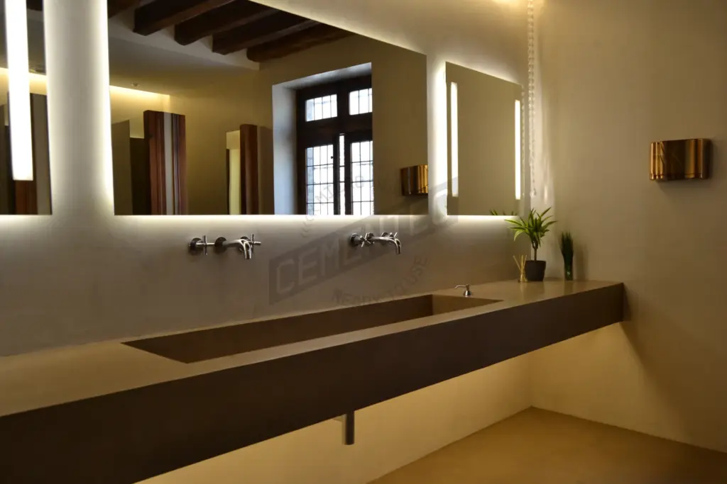 Bathroom Microcement Preston finish by Cement 2.0