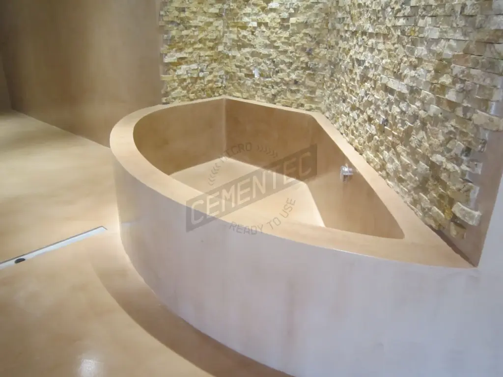 Bathroom Microcement Preston finish by Cement 2.0