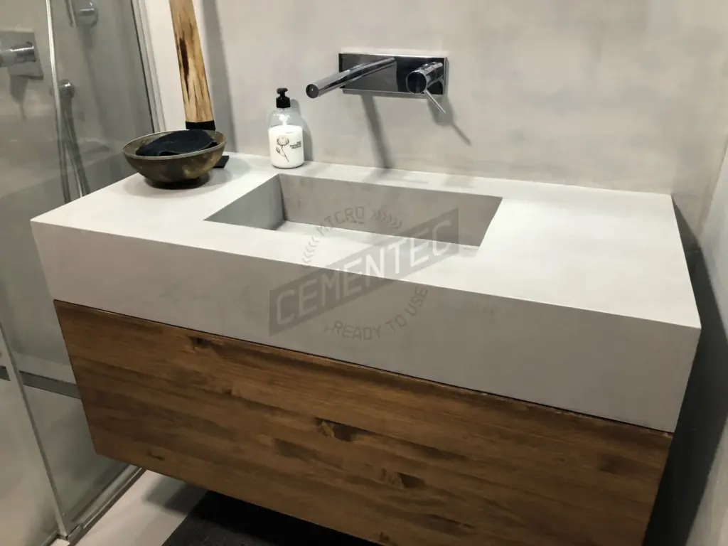 Bathroom Microcement Preston finish by Cement 2.0