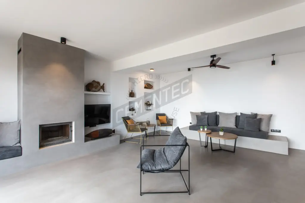 Floor Microcement Preston finish by Cement 2.0
