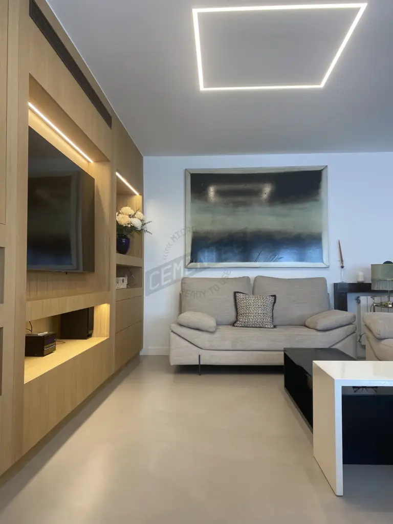 Floor Microcement Preston finish by Cement 2.0
